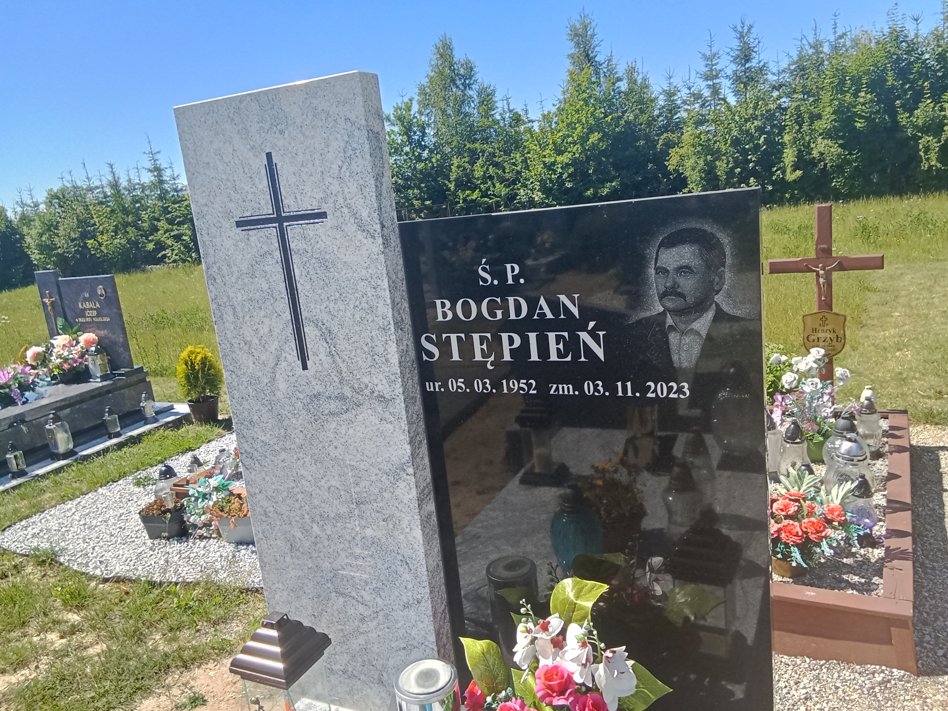 Grób Bogdan Stępień